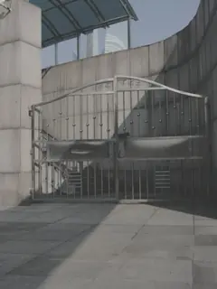 Stainless steel swing gate